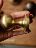 Grove Door Handles, Matt Brass