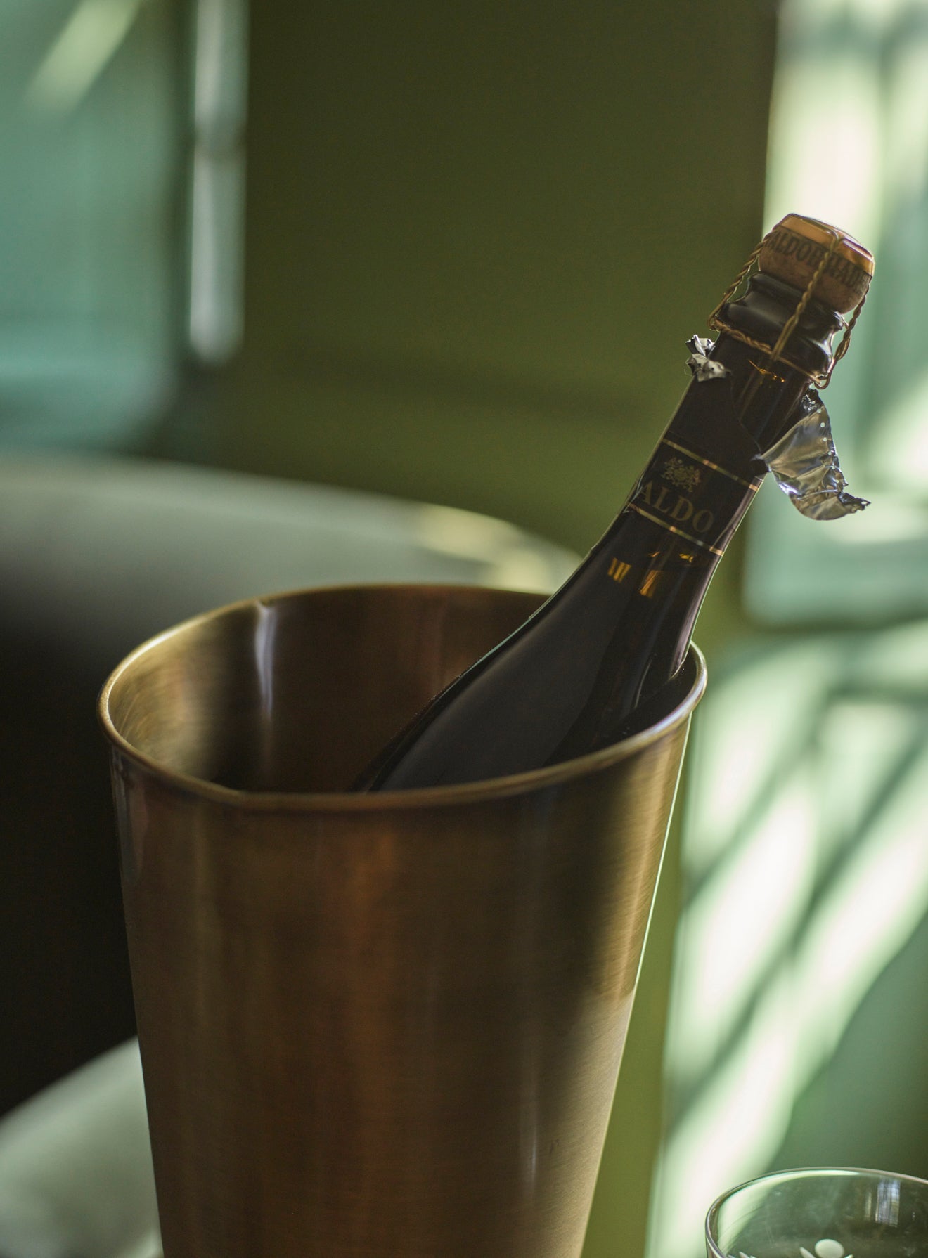 Lena Brass Champagne Cooler