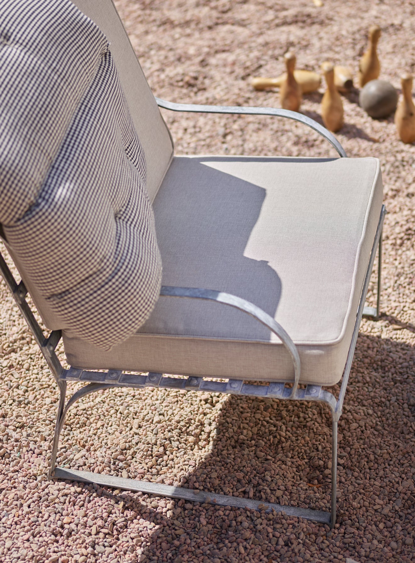 Sudbury Garden Furniture Cushion, Soft Grey