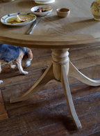 Ellery Oak Round Dining Table