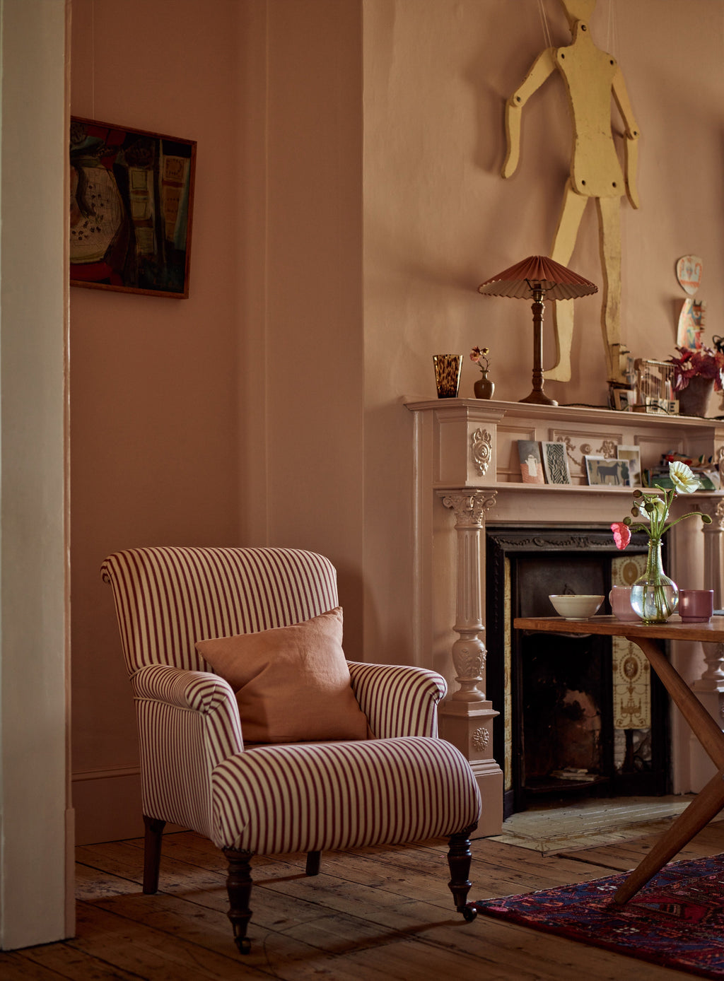 Finley Armchair, Parchment Cotton