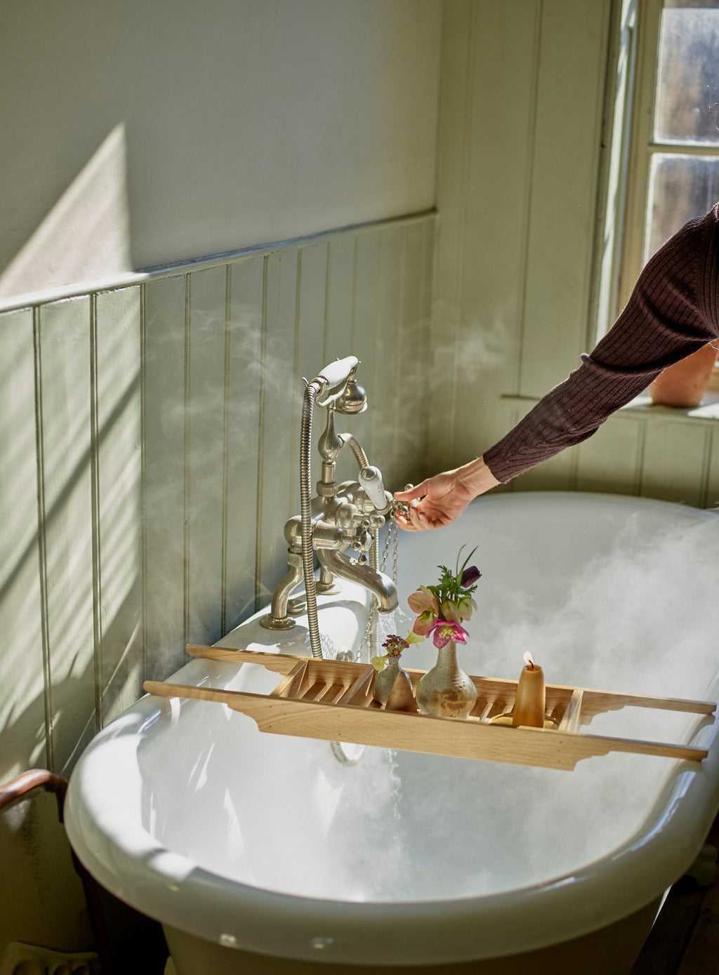 Harpley Oak Bath Caddy