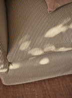 Warren Loose Cover Sofa, Heritage Green Stripe