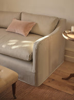 Warren Loose Cover Sofa, Heritage Green Stripe