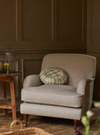 Orla Round Gingham Cushion