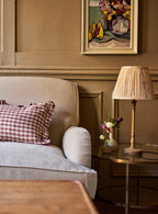 Abington Sofa, Two Seater, Black Ticking Stripe