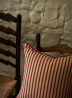 Monroe Red Stripe Cushion