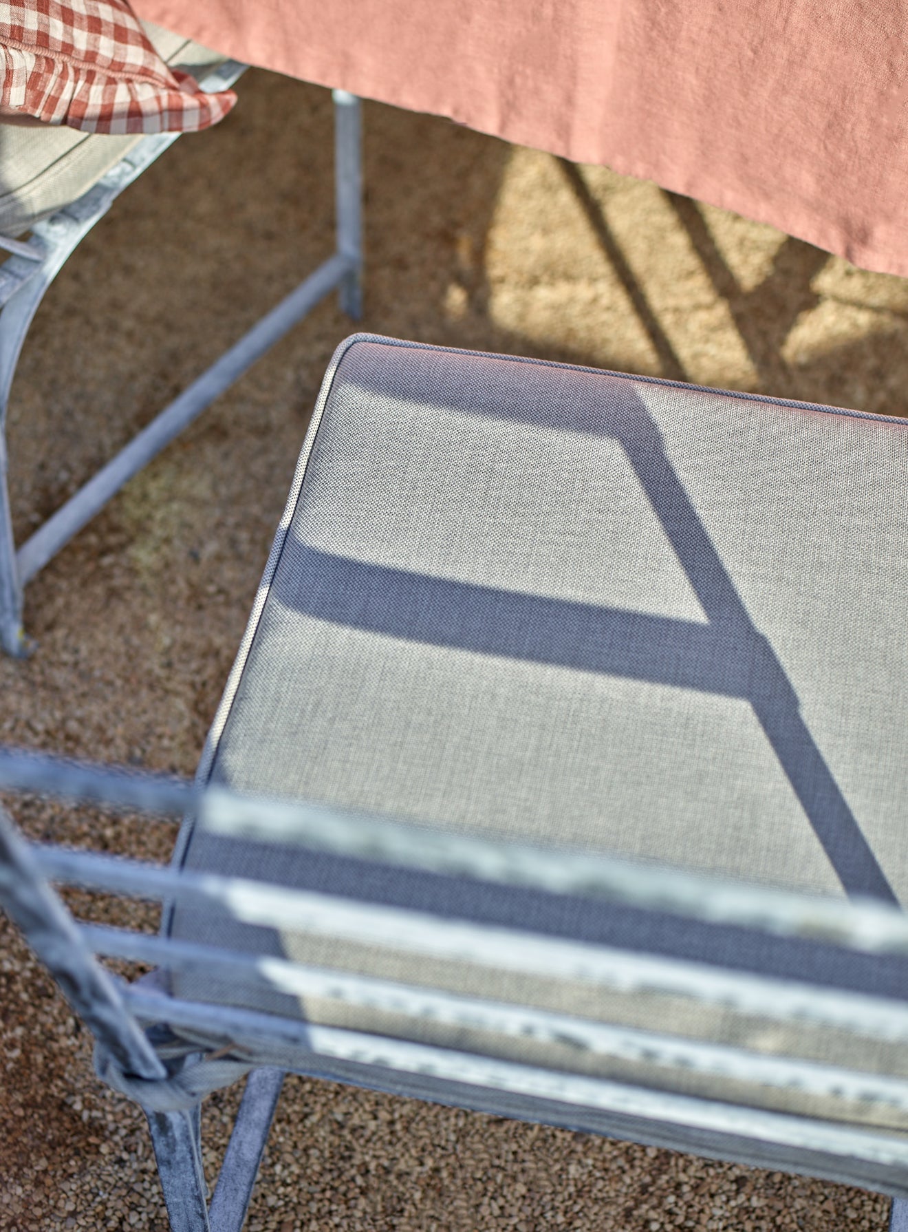 Sudbury Dining Chair Cushion, Soft Grey