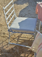 Sudbury Dining Chair Cushion, Green Awning Stripe