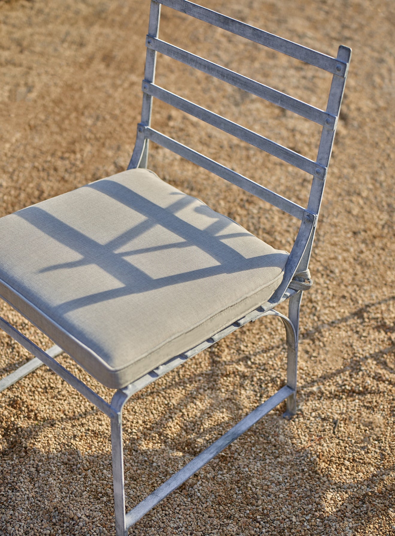 Sudbury Dining Chair Cushion, Green Awning Stripe