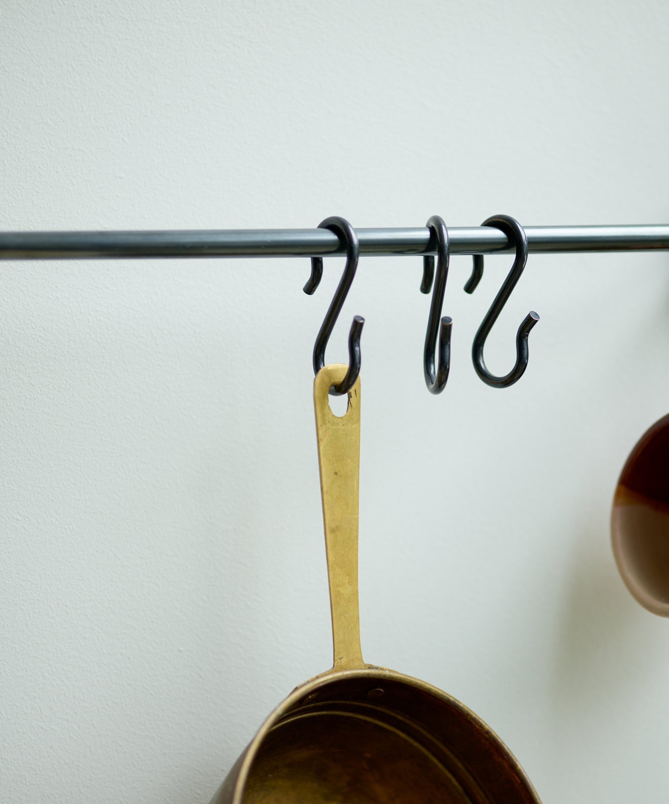 Grove Hanging Rail, Blackened Brass
