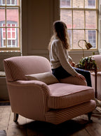 Abington Armchair, Heritage Red Stripe