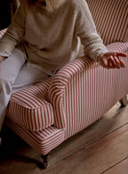 Abington Armchair, Heritage Red Stripe