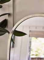 Aster Arched Mirror, Matt Nickel