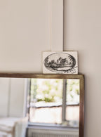 Aster Rectangular Mirror, Antique Brass