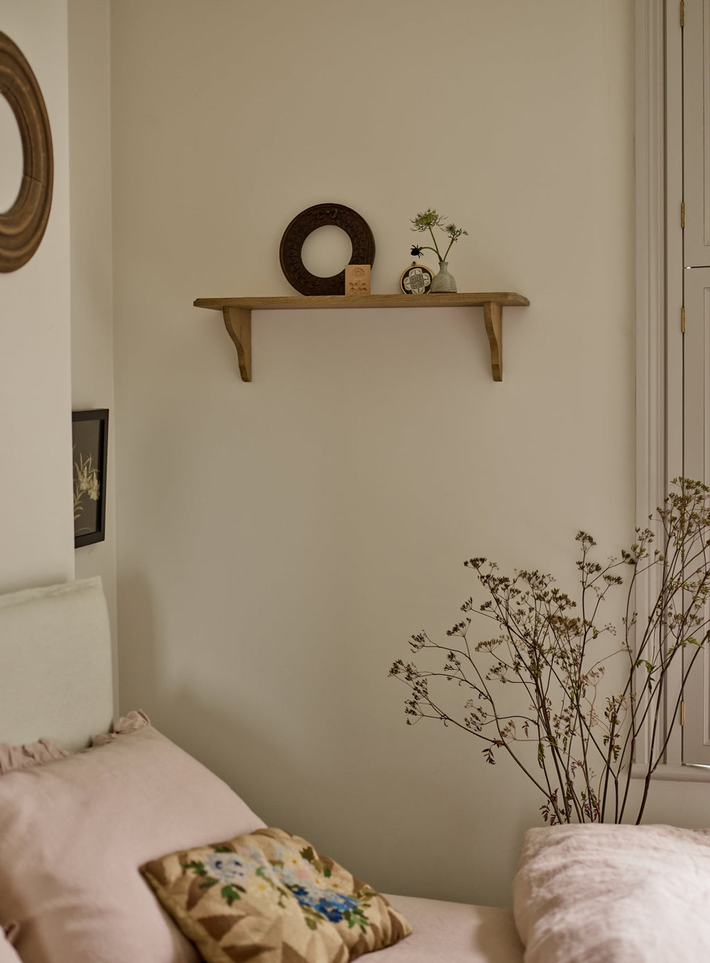 Aubrey Oak Shelf, Long