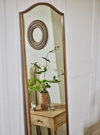 Balcombe Full Length Mirror, Antique Brass