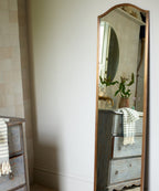 Balcombe Full Length Mirror, Antique Brass