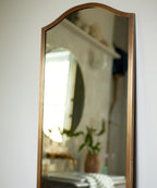 Balcombe Full Length Mirror, Antique Brass