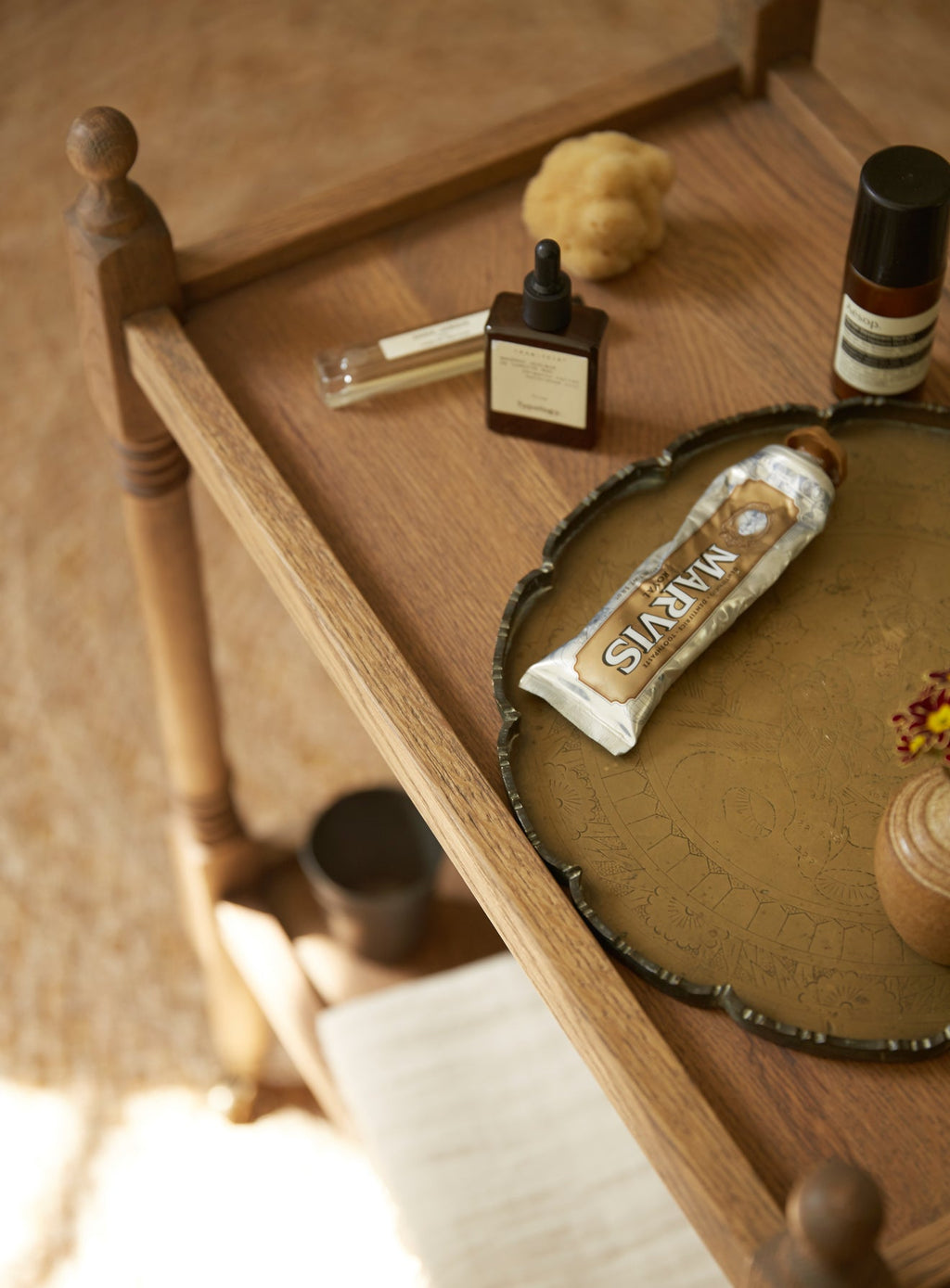 Stanton Oak Drinks Trolley