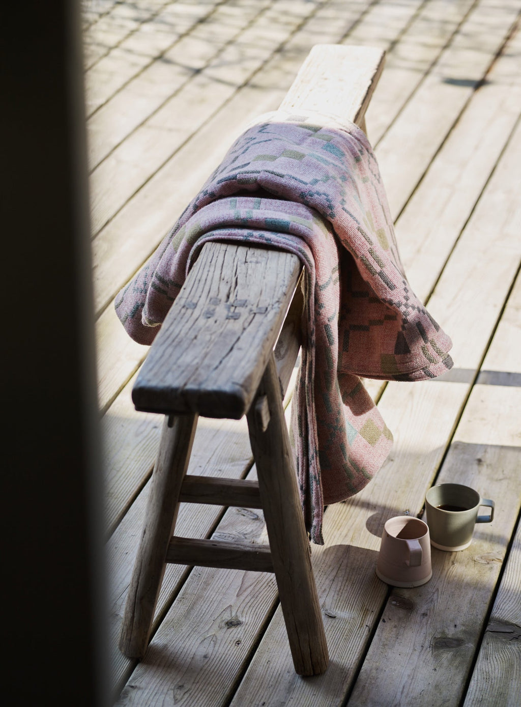 Benvy Rustic Stool, Large