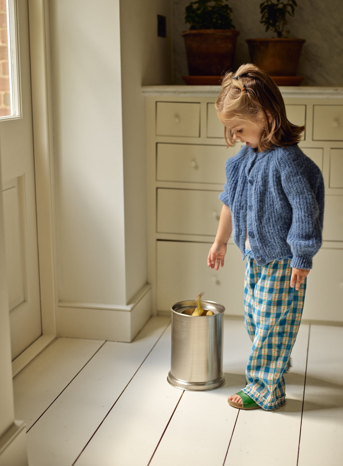 Bilton Bathroom Bin, Matt Nickel