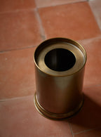 Bilton Bathroom Bin, Antique Brass