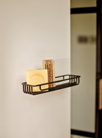 Bilton Shower Caddy, Blackened Brass