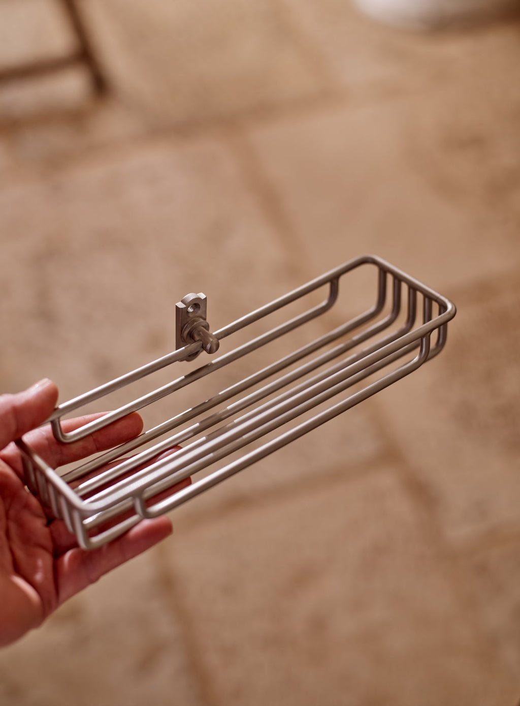 Bilton Shower Caddy, Matt Nickel