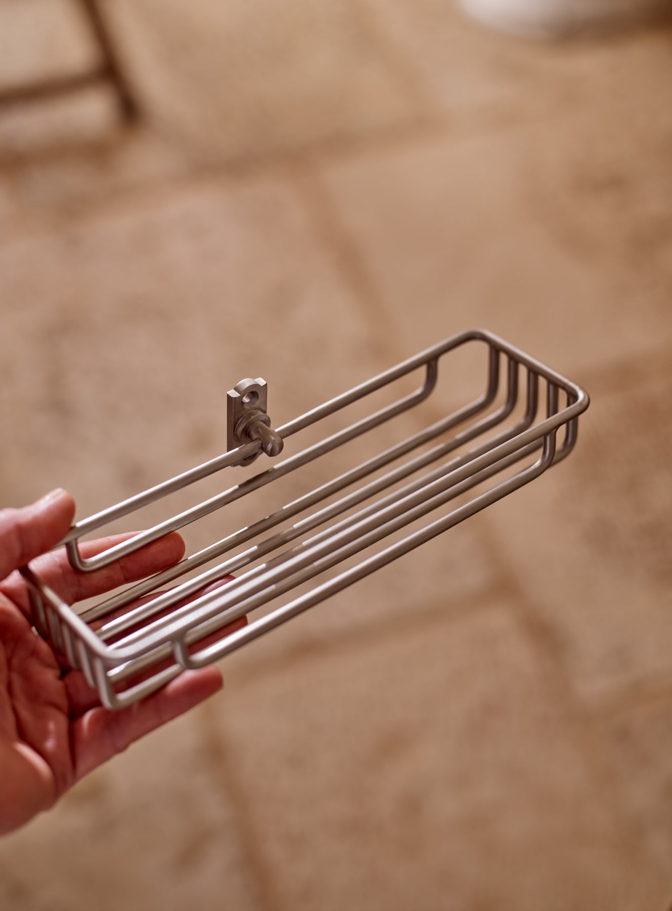Bilton Shower Caddy, Matt Nickel