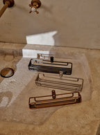 Bilton Shower Caddy, Blackened Brass