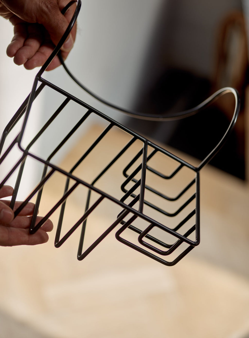 Bilton Bath Caddy, Blackened Brass