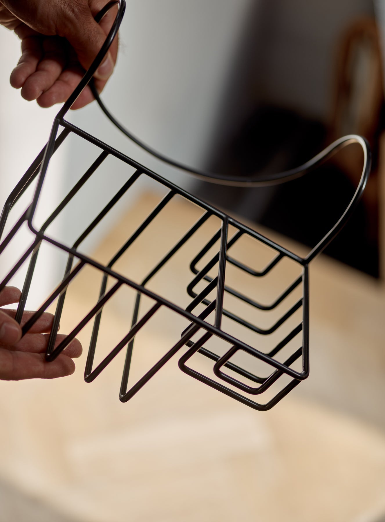 Bilton Bath Caddy, Blackened Brass