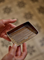 Bilton Soap Dish, Antique Brass