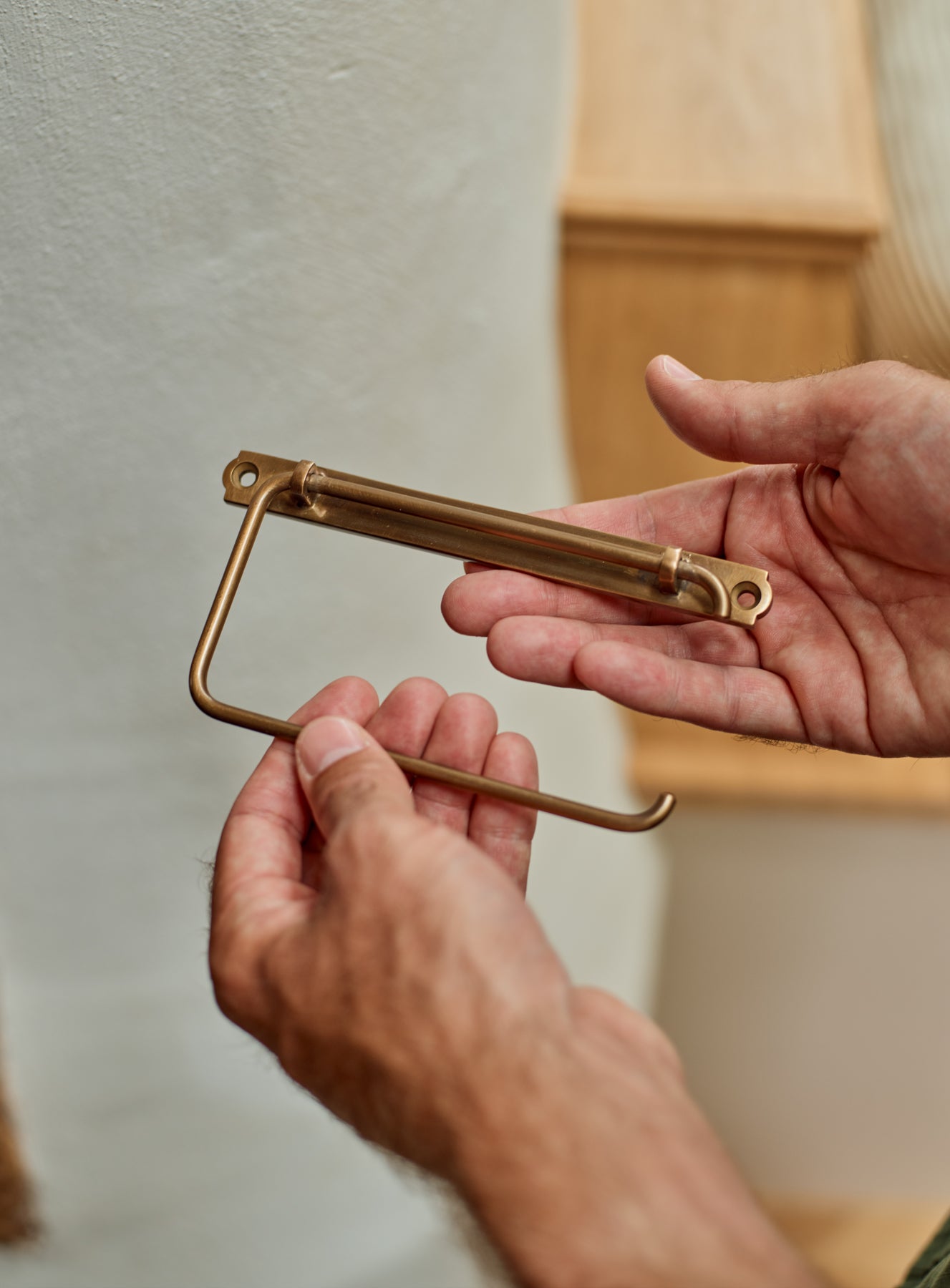 Bilton Toilet Roll Holder, Antique Brass