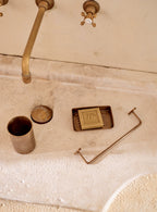 Bilton Towel Rail, Antique Brass