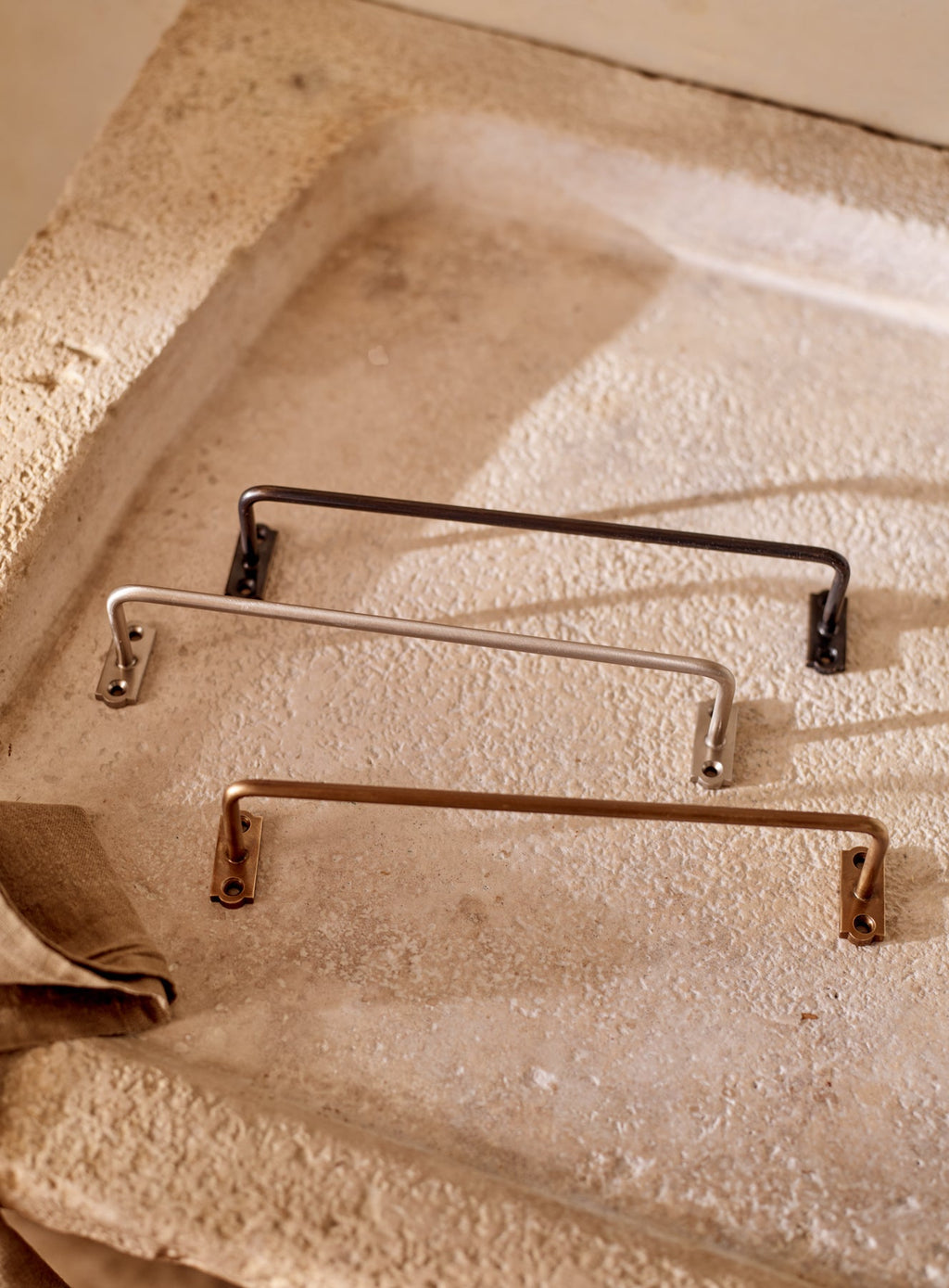 Bilton Towel Rail, Antique Brass