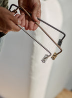 Bilton Towel Rail, Blackened Brass