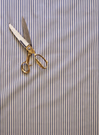 Mila Bed Base, Blue Ticking Stripe