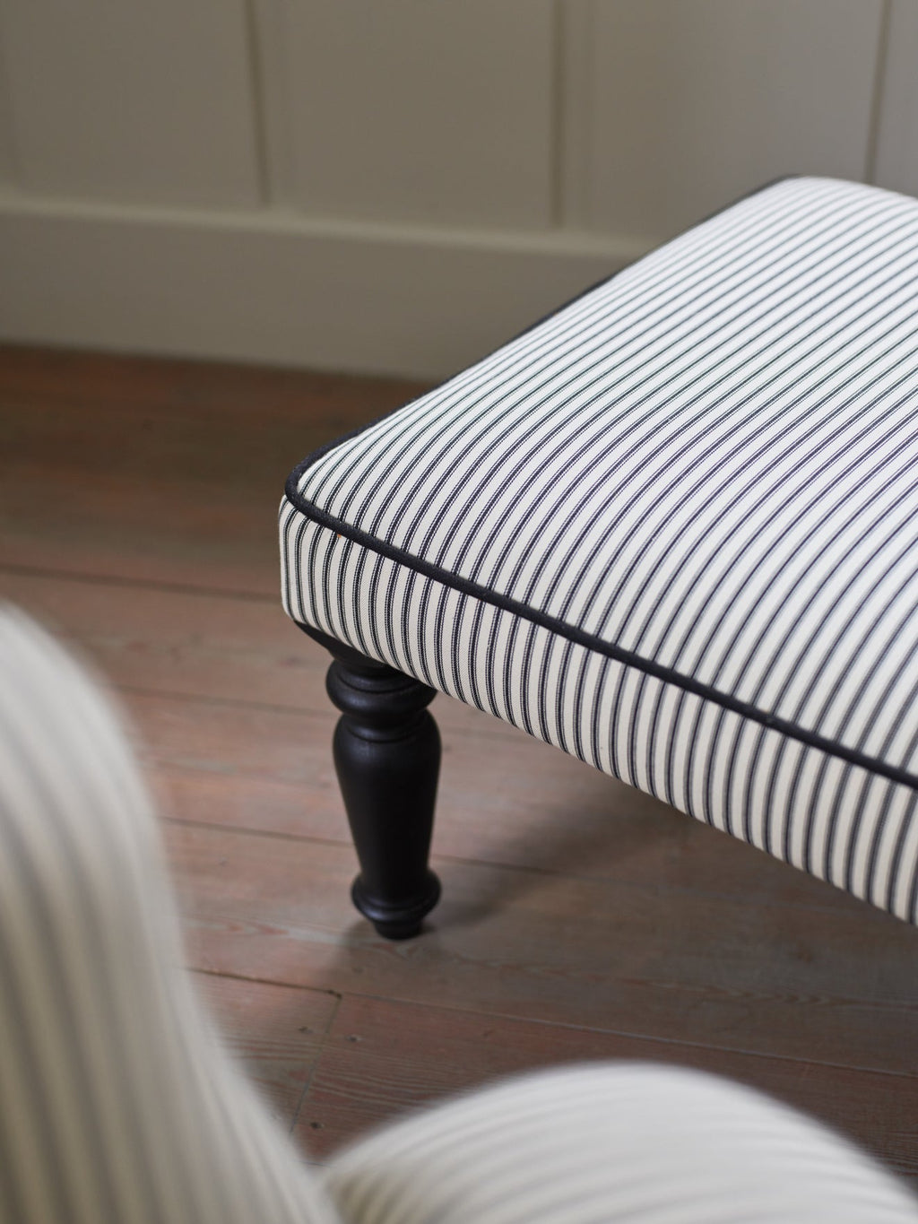 Prints & Weaves, Black Ticking Stripe