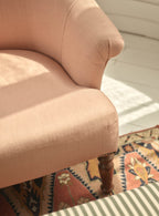 Clandon Sofa, Plaster Pink Linen