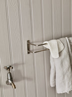 Bilton Double Towel Rail, Matt Nickel