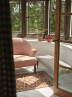 Clandon Sofa, Plaster Pink Linen