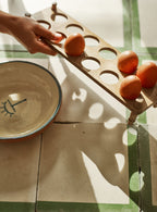 Benedict Oak Egg Rack