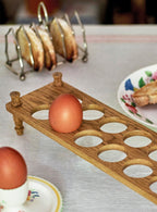 Benedict Oak Egg Rack