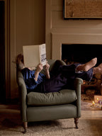 Elbert Armchair, Parchment Cotton