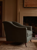 Elbert Armchair, Grey Linen