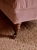 Elbert Ottoman, Parchment Cotton