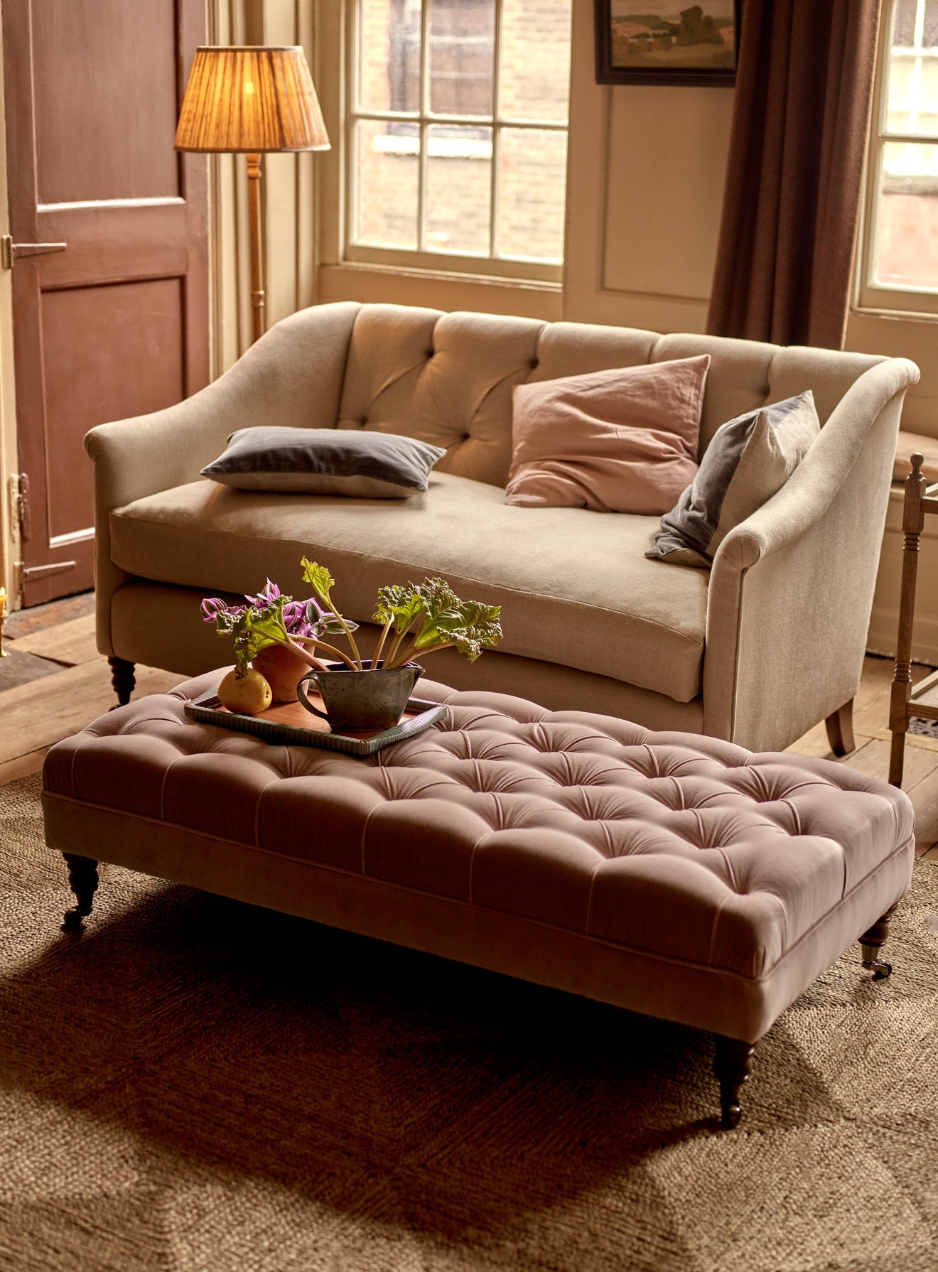 Elbert Sofa, Clover Velvet