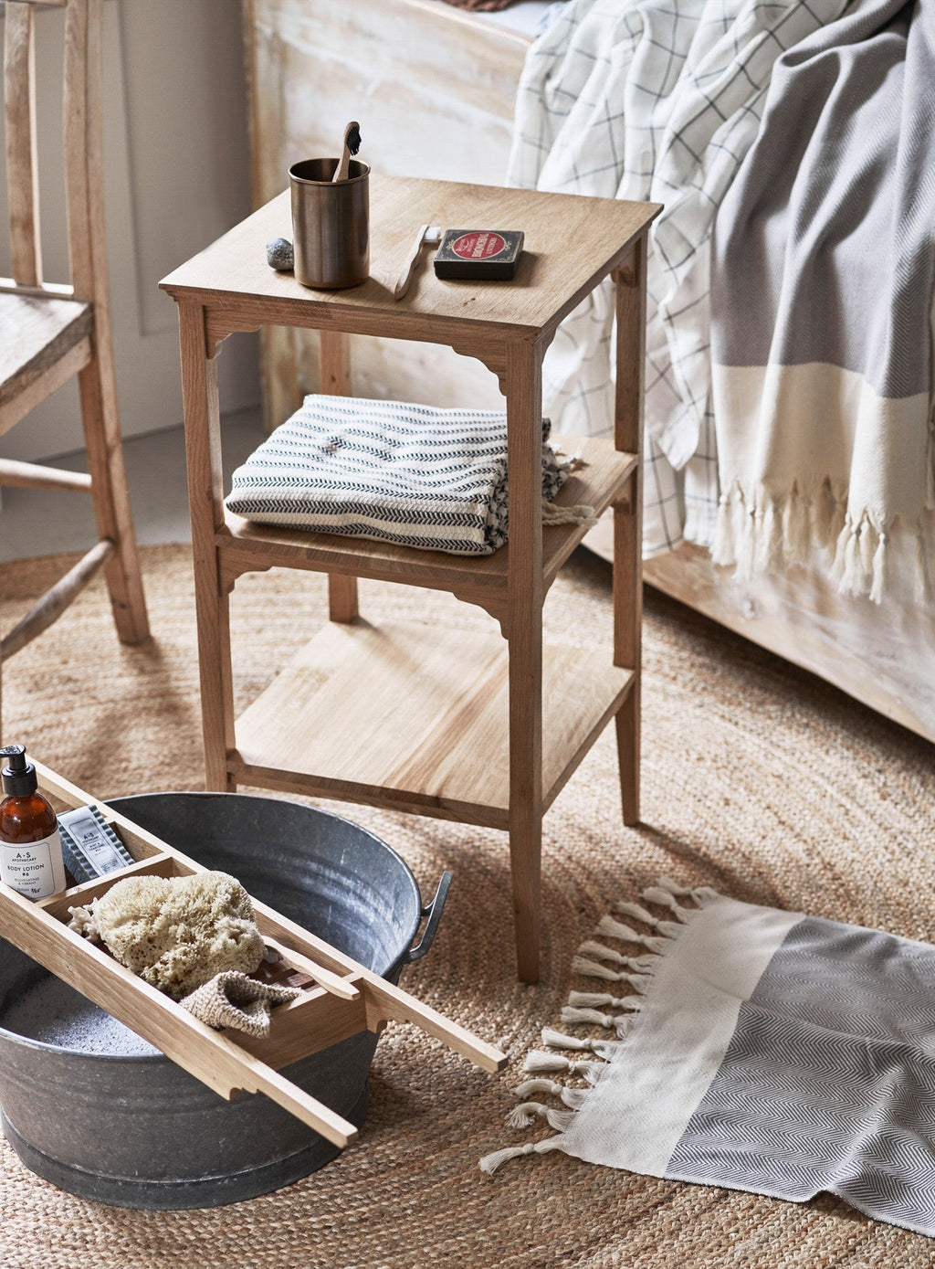 Harpley Oak Side Table